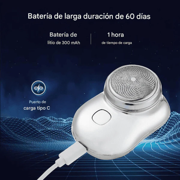 ProBarber™ - Mini Afeitadora Profesional + (1 Cable de carga EXTRA por tu compra 🔌🎁)